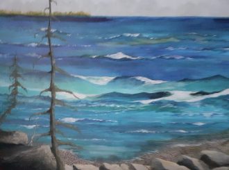 Pine Tree on the Shore, Michael Humphreys