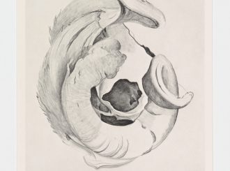 Georgia O Keeffe Goat S Horns Ii 1945 From Some Memories Of Drawings 1974 © Georgia O Keeffe Museum Dacs London 2021  Photo  Anna Arca