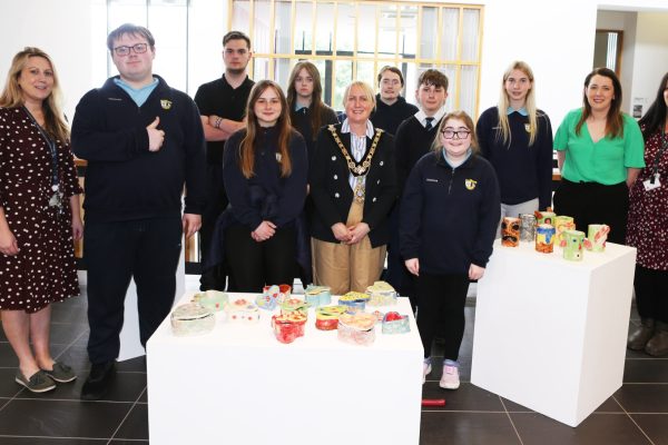 Rossmar School Pupils Showcase Creative Sculpture Project at Roe Valley Arts Centre