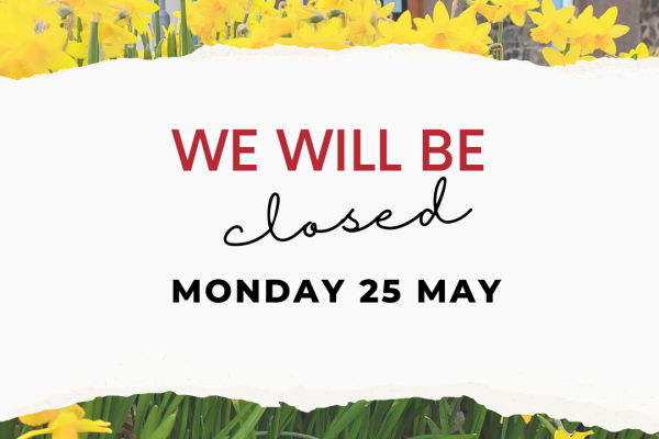 Bank Holiday Closure